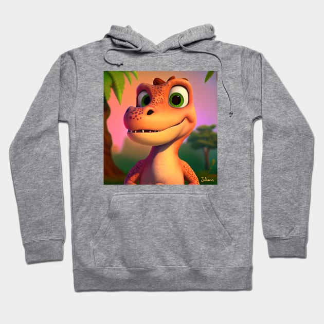 Baby Dinosaur Dino Bambino - Julian Hoodie by KOTOdesign